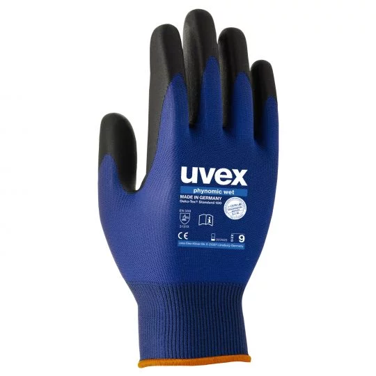 Защитные перчатки uvex финомик влажные