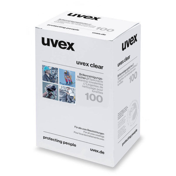 Салфетки для чистки линз uvex clear 9963-000